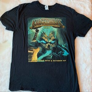 Louder Than Life Concert Band T-Shirt 2017 Kentucky Ozzy Zombie Death Metal L